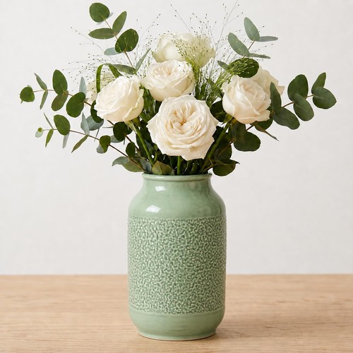 Wancetang ceramic flower - flower, vase