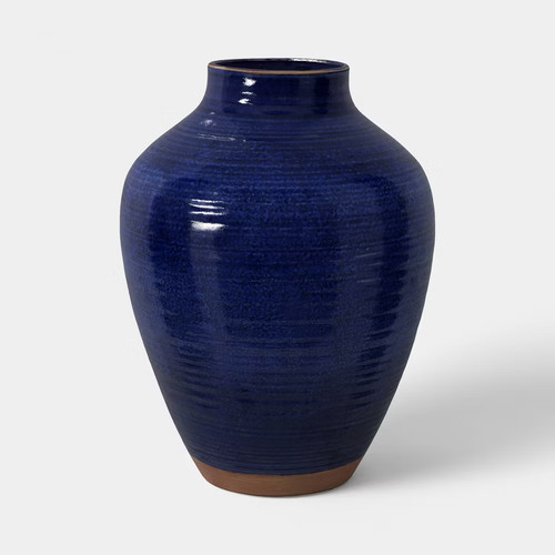 Tuscan ceramic vase - ceramic,