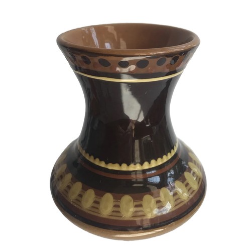 Art pottery vase handmade hand - art,