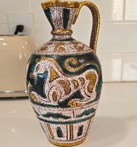Greek ceramic art pottery vase - pottery,