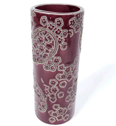 Dark burgundy ceramic - burgundy,