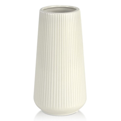 Beige ceramic vase small cute - vase,,