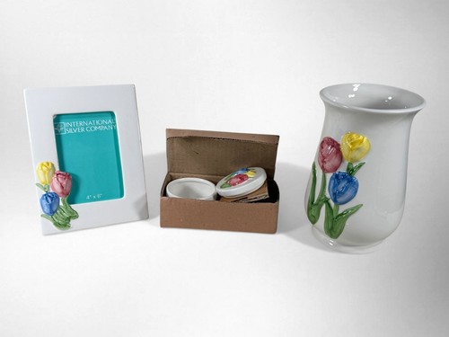 International silver tulip 3pc - silver,
