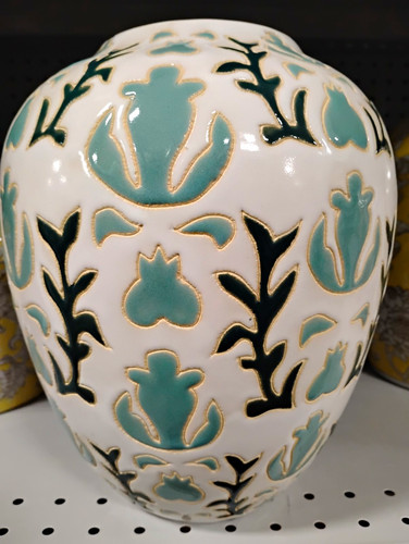 White blue black - white/blue/black, floral