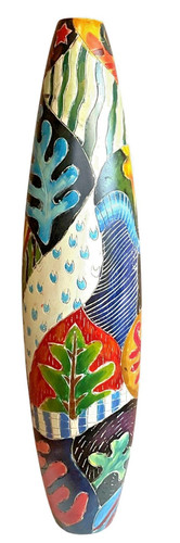 Hand painted torpedo shape - torpedo,