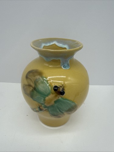 Vintage art pottery vase - pottery,