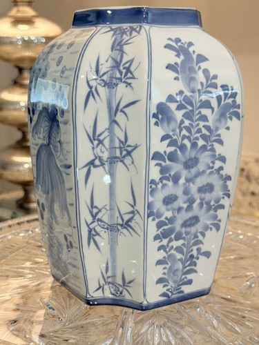 Handcrafted blue white - handcrafted,