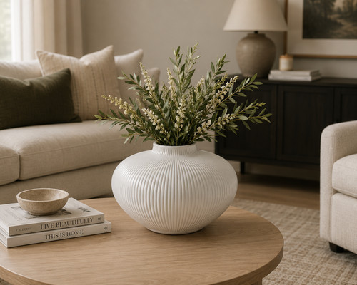 Medium ridged textured ceramic - medium,