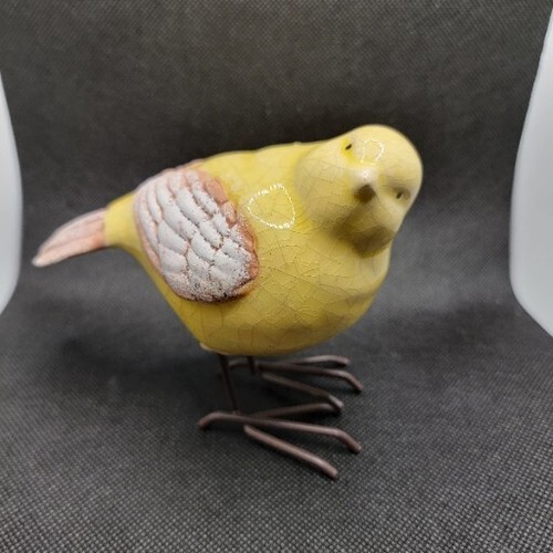Yellow canary pottery - canary,