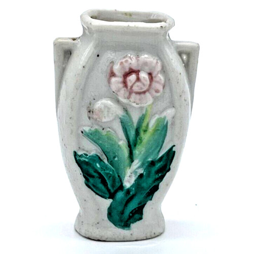 White accent vase - white,