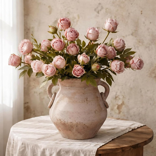 Ceramic flower vase - flower, 7.9