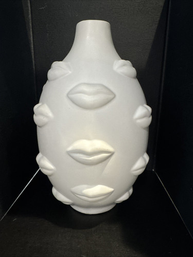 Gala round vase white ceramic - gala,