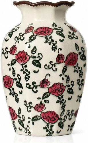 Vintage ceramic pitcher vase - ceramic,