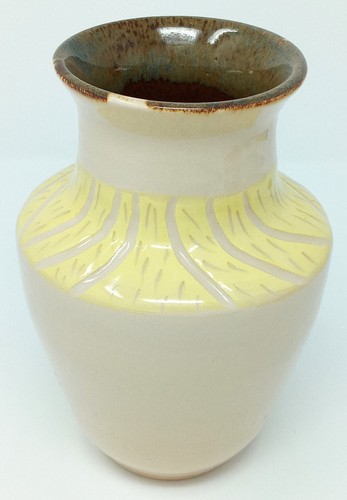 Betz signed pottery vase - signed, 7.5"