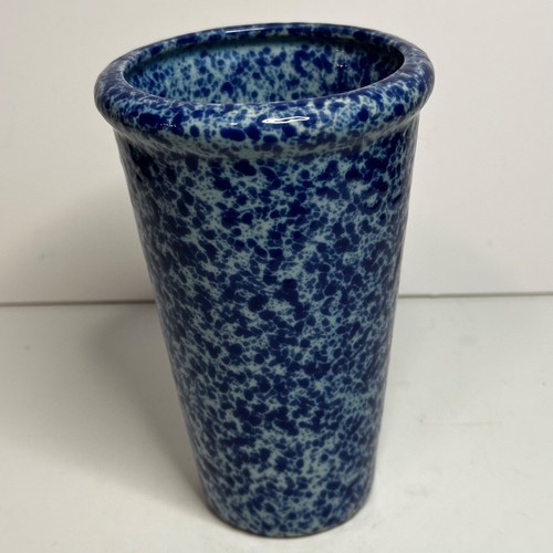 Blue and white - white, speckled