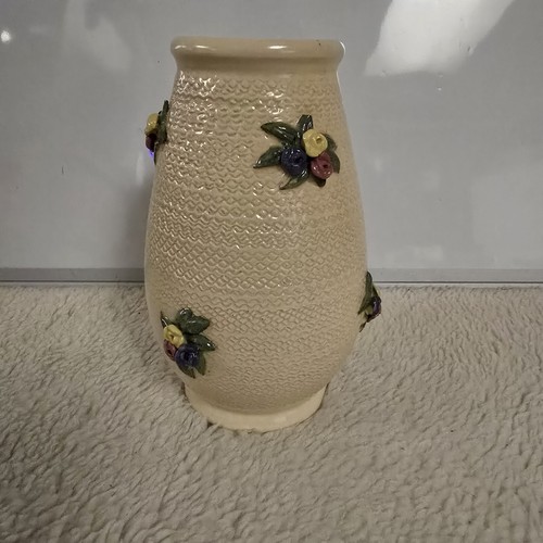 Vtg pottery vase albisola - vase,